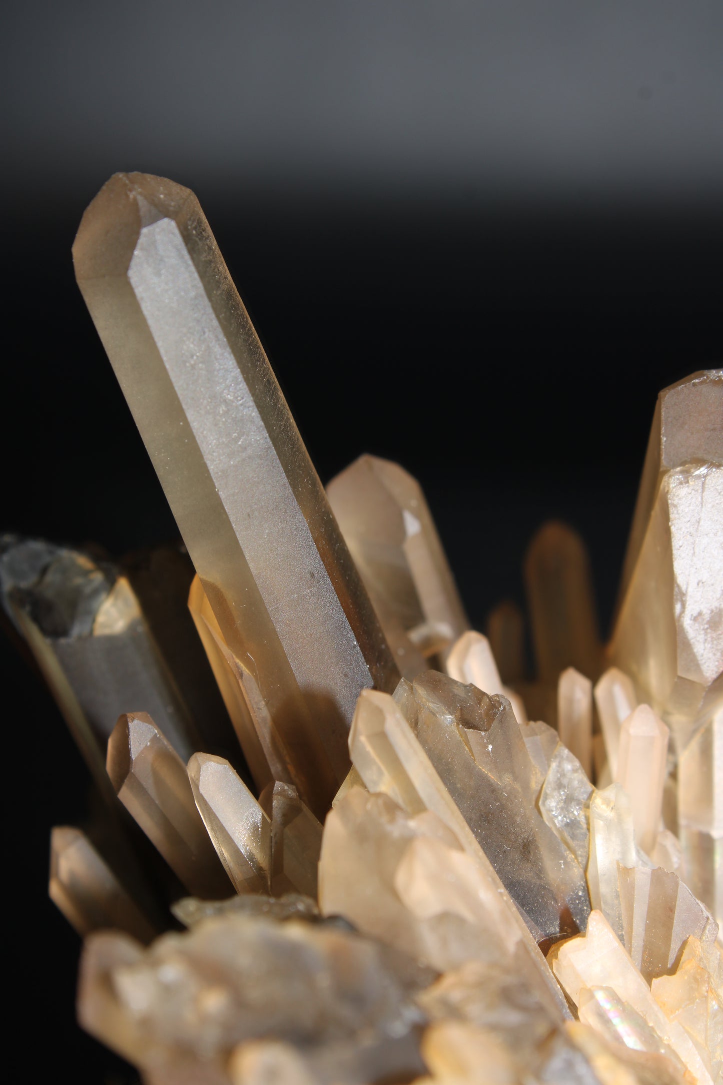 Natural Smoky Quartz Cluster – 320g (Brazil)