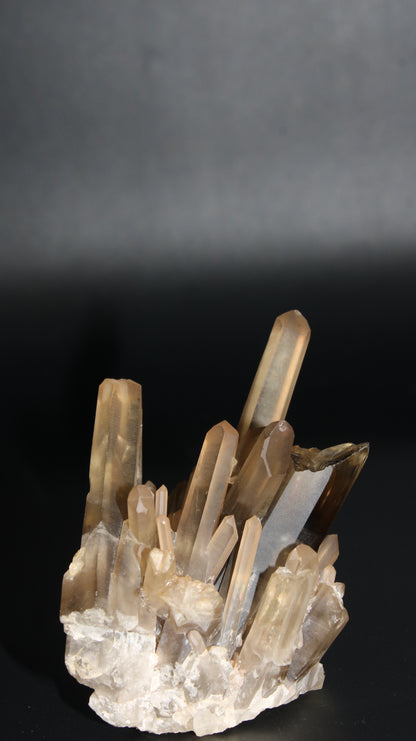 Natural Smoky Quartz Cluster – 320g (Brazil)