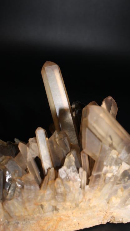 Natural Smoky Quartz Cluster – 320g (Brazil)